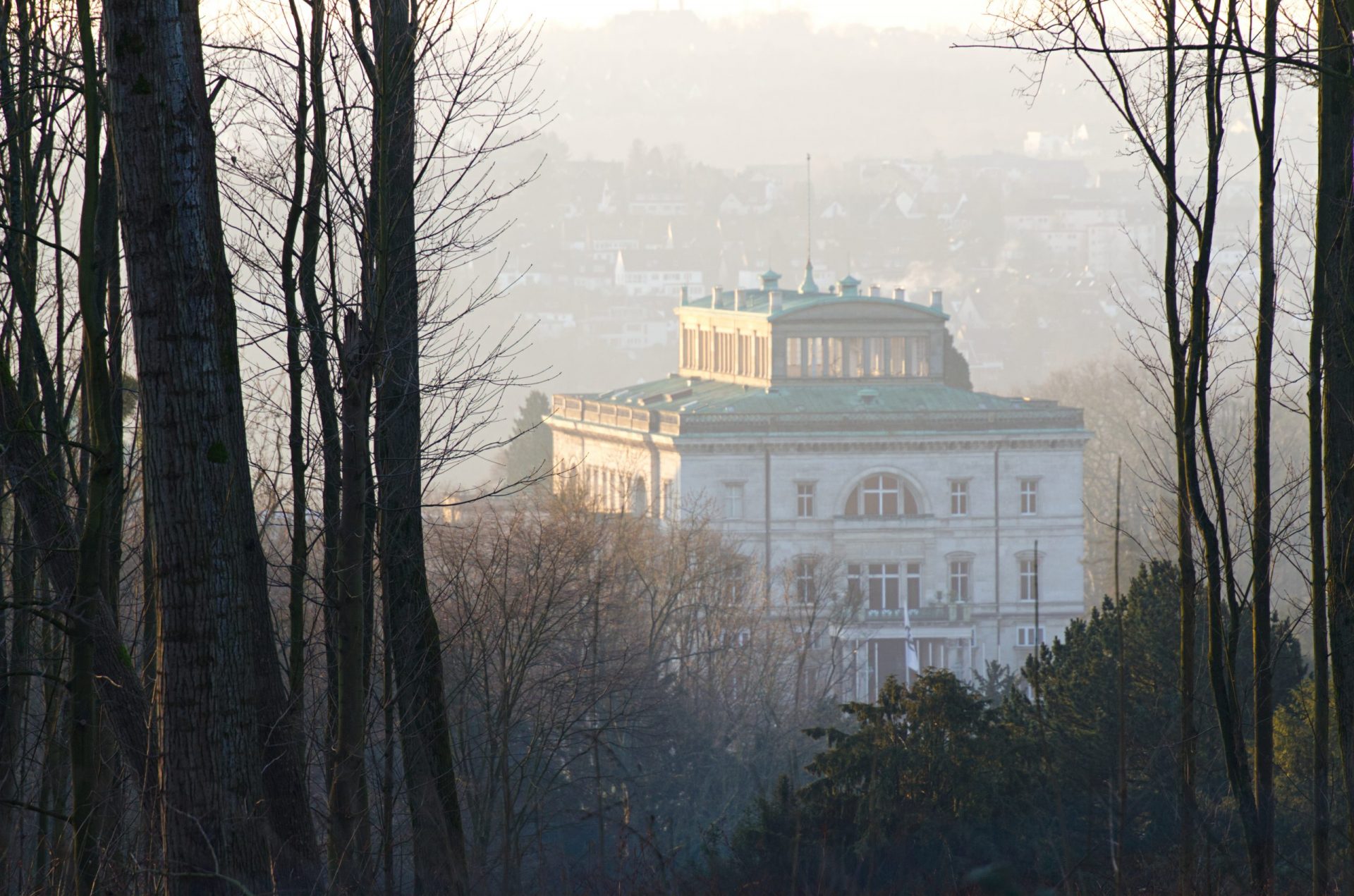 Park und Villa Hügel, Essen, Winter 2020 - Alfried Krupp von Bohlen und ...