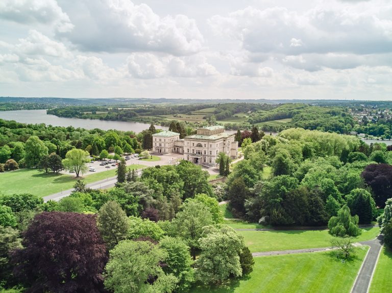 Villa Hügel von Nordwesten, 2022 © Krupp-Stiftung/Foto: Peter Gwiazda