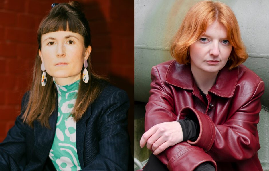 Die Preisträgerin des AICA-Preis für Junge Kunstkritik 2025 v.l.n.r Alicja Schindler (Foto: Lena Giovanazzi); und Anne Küper (Foto: Fotini Kouneli)