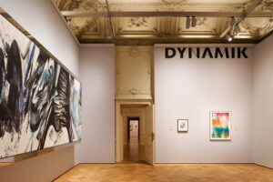 Blick in den Ausstellungsraum - Dynamik "21 x 21"